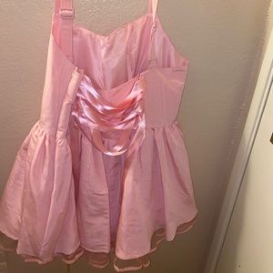 Plus Magic Moves Corset Dress- Light Pink 3x